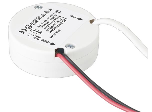 LED driver 350mA 1W-LED 1-9 LED IP40 19×Ø53mm